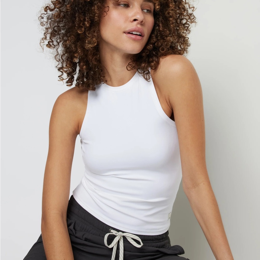 Vuori Classic White Tank Top